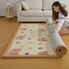 Thicken 2cm Tatami Carpet Coral Fleece Bedroom Living Room Carpet Window Bedside Children's Room Baby Crawling Home Non-Slip Mat 3