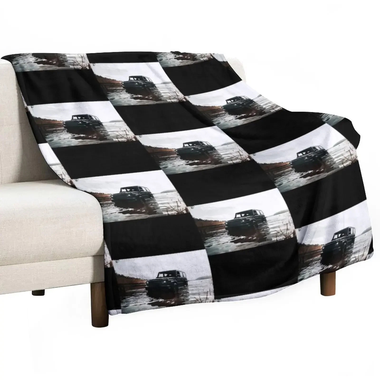 

Black G-Wagon Poster Throw Blanket Single Furrys Blankets