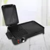 2-in-1 Panini Press Grill & Griddle | Nonstick Coating, Temperature Control | Multiuse Countertop Sandwich Maker | Removable 2