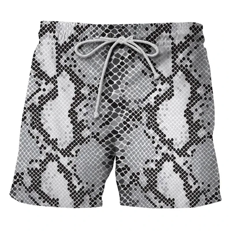 Summer Fashion Classic Colorful Leopard 3D Printed Men's Shorts Unisex Casual Beach Swimming Shorts Quick-dry Surf Board Shorts 5
