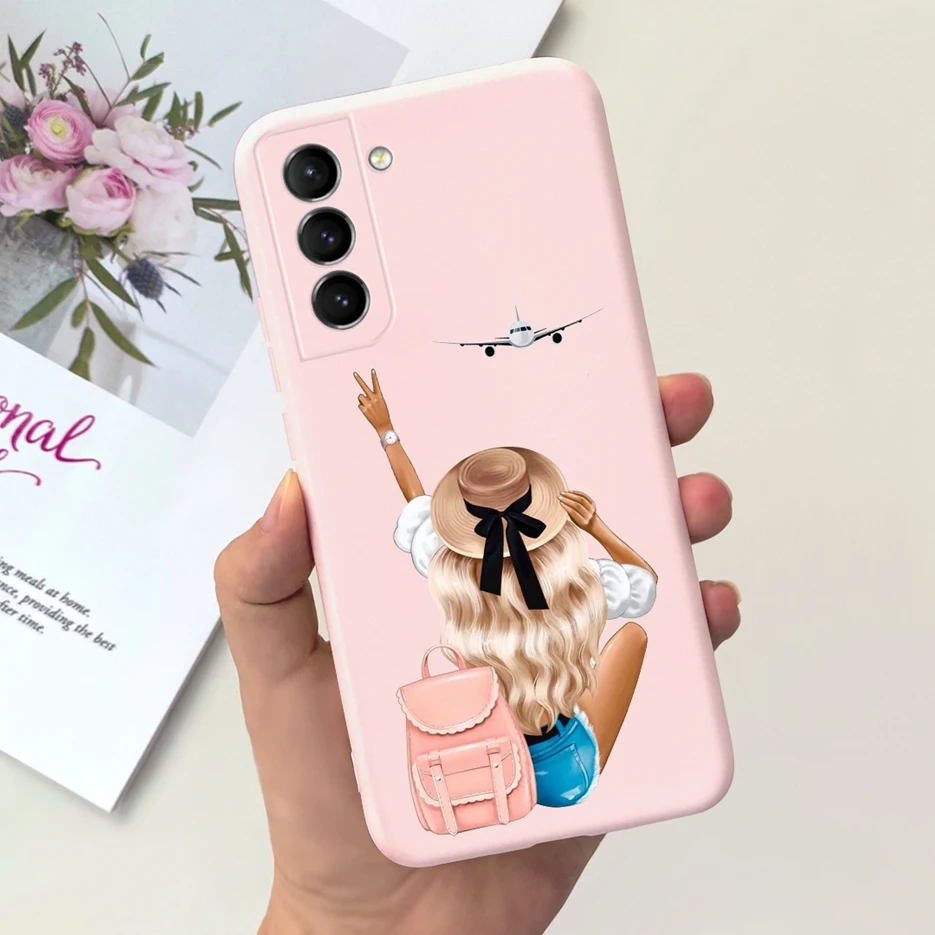 Cute Astronauts Cartoon Soft TPU Phone Case - Stylish Protective Back Cover