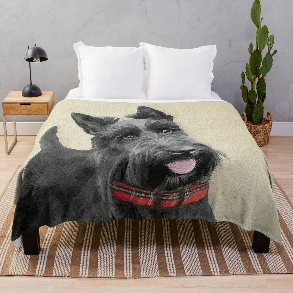 

Scottish Terrier Throw Blanket Decorative Beds For Sofa Thin heavy to sleep Blankets