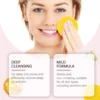 40pcs Turmeric Kojic Acid Facial Cleansing Pads Exfoliating Cleaning Remover Pores Dirt Moisturizing Daily Face Clean Skin Care 4