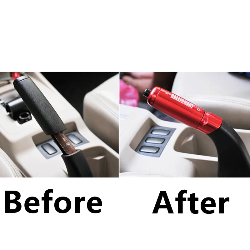 For Mitsubishi Lancer EX EV0 ASX Outlander Pajero Sport Aluminum Alloy Handbrake Lever Modified Refitting Hand Brake Cover handbrake switch cover handbrake button cover handbrake lever button parking brake release handle handbrake plate sim racing handbrake clamp car handbrake motor