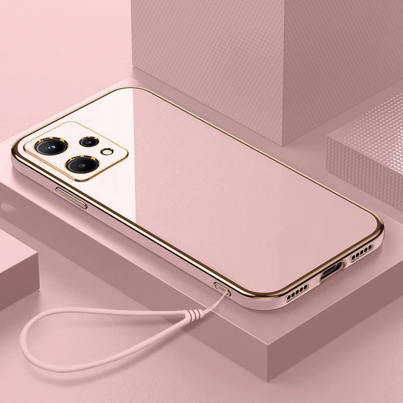 Luxury Square Plating ShockProof Silicone Phone Case for OnePlus Nord CE 2 Lite