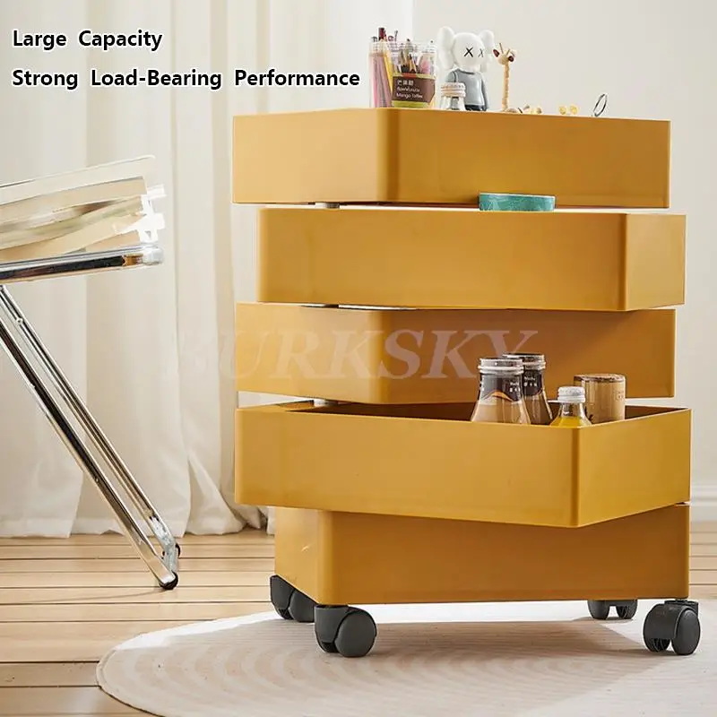 Multi-Layer Storage Cabinet Furniture, Kitchen Cabinets, Nightstands, Bedside Table, Snack Cabinet, Standing