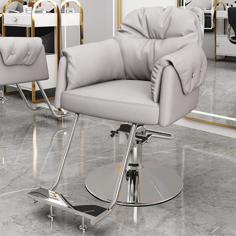 

Hairdressing Spinning Chair Barbers Lounge Stylist Professional Hairdressing Chairs Makeup Cheap Barber Sedie Salon Furniture