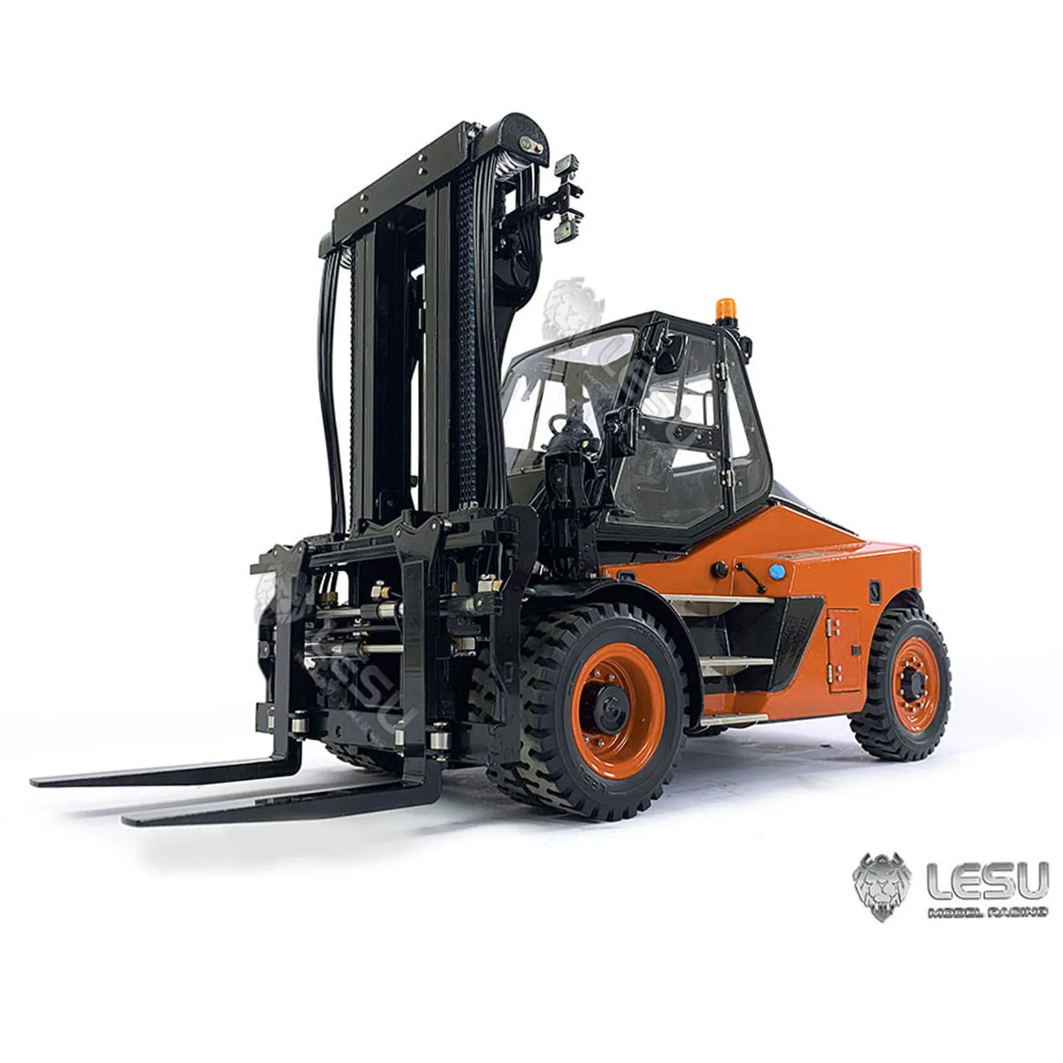 LESU Aoue-Ld160S 1/14 Metal RC Hydraulic Forklifts for Truck Model Assembled Painted Orange Toys for Boy Gift Thzh1476-Smt3 3