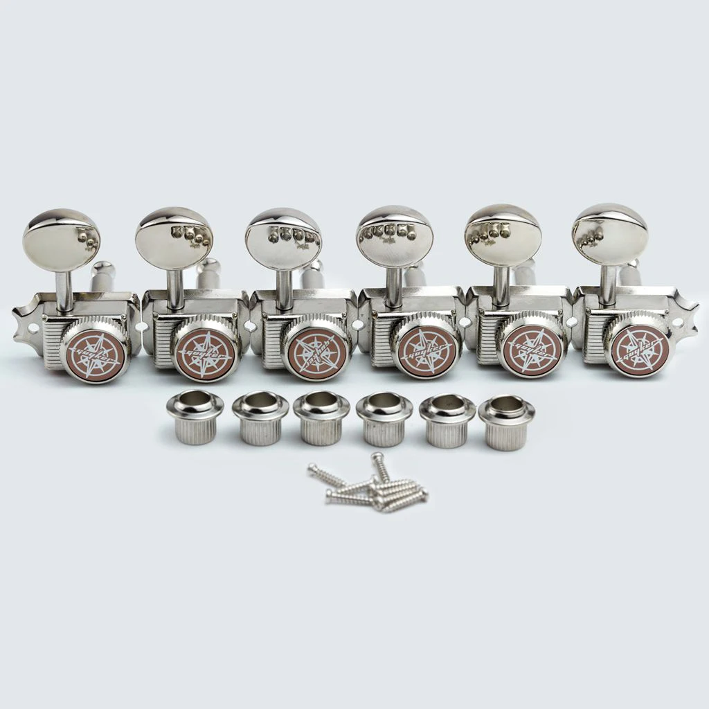 Vintage Nickel/Chrome Lock String Tuners Electric Guitar Machine Heads Tuners for ST TL Guitar Tuning Pegs