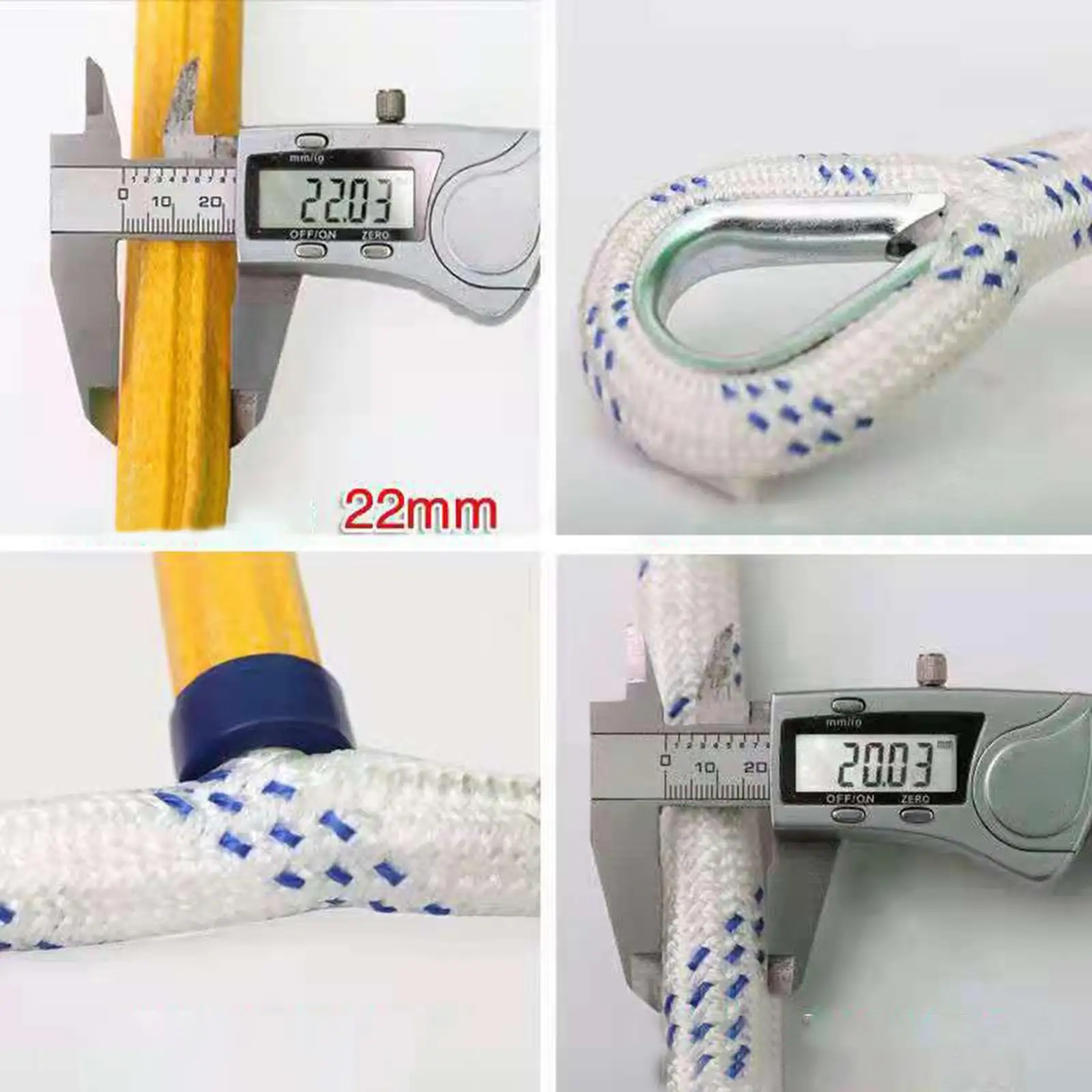 Emergency Escape Ladder Rope Flame Resistant Reusable for Outdoor