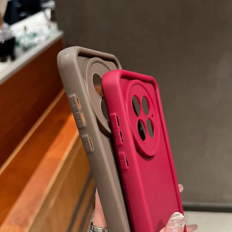 Soft Silicone Shockproof Slim Solid Color TPU Phone Case Cover