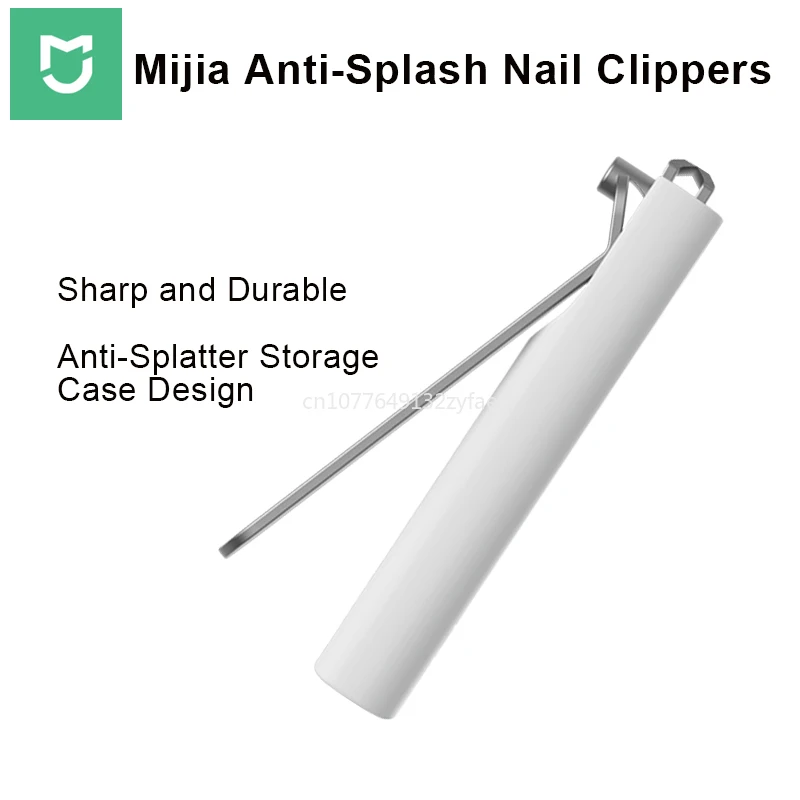 새로운 미지아 스테인리스 스틸 손톱깎이, 물튀김 방지 커버 트리머, 페디큐어 ..