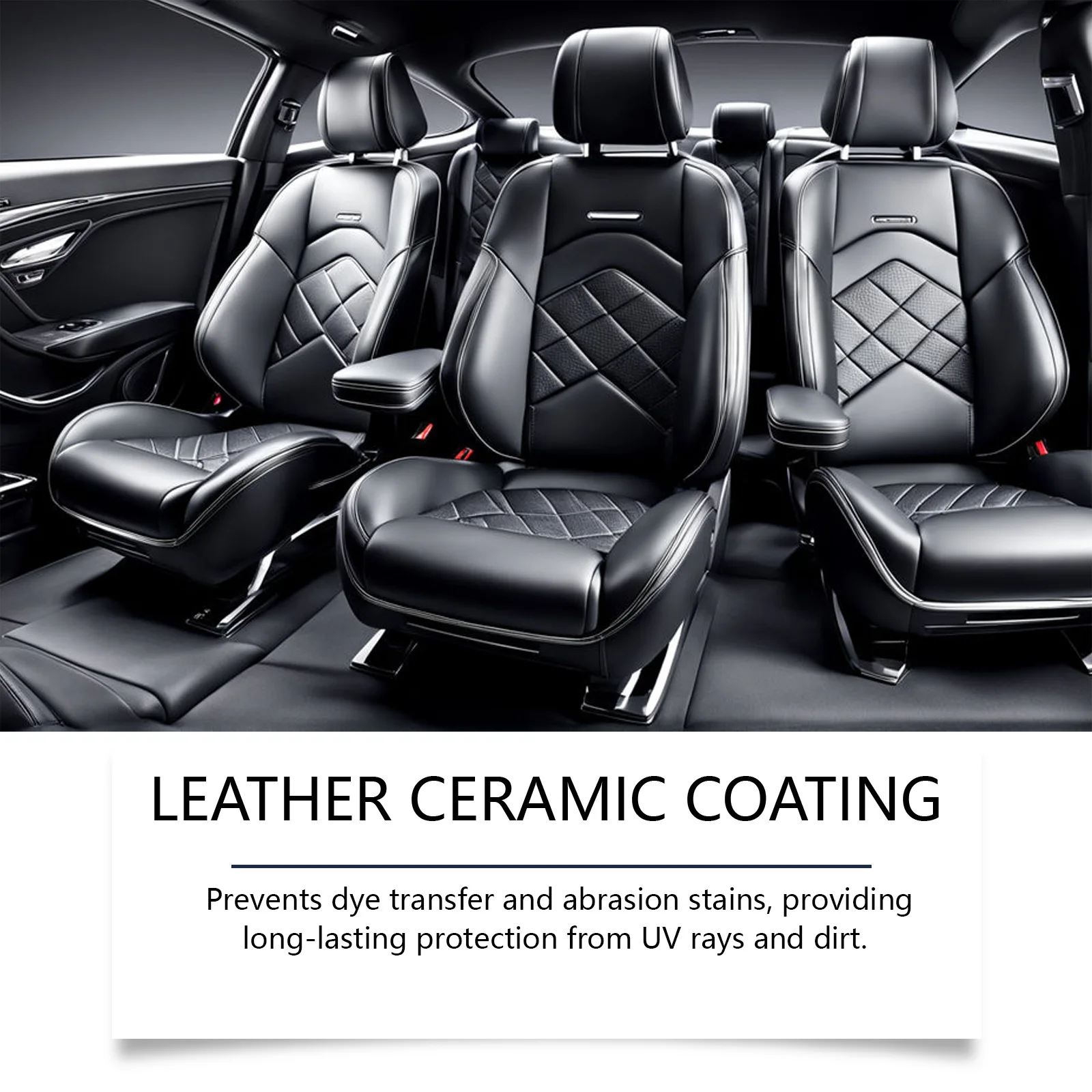 Automobile Leather Ceramic Coating Spray Leather Renovation Decontamination Brightening Maintenance Cleaning Polishing Spray,leather coating spray