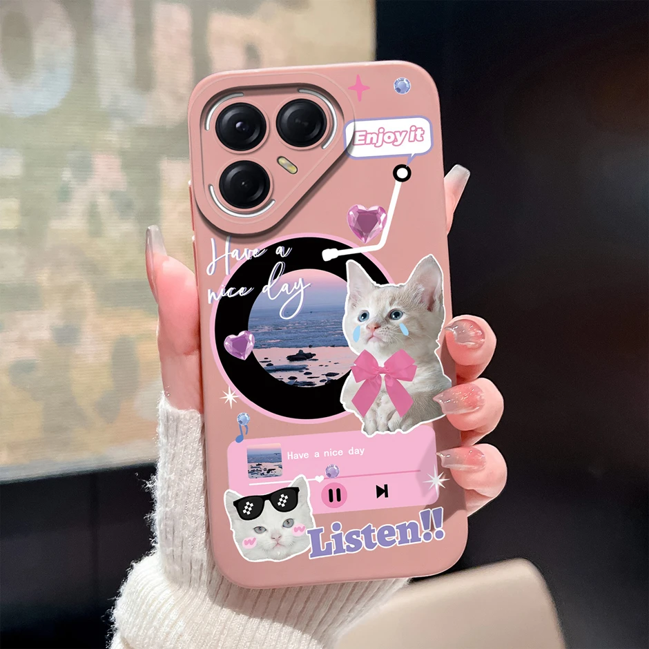 Pretty Flower Soft Silicone Full Protection Phone Case