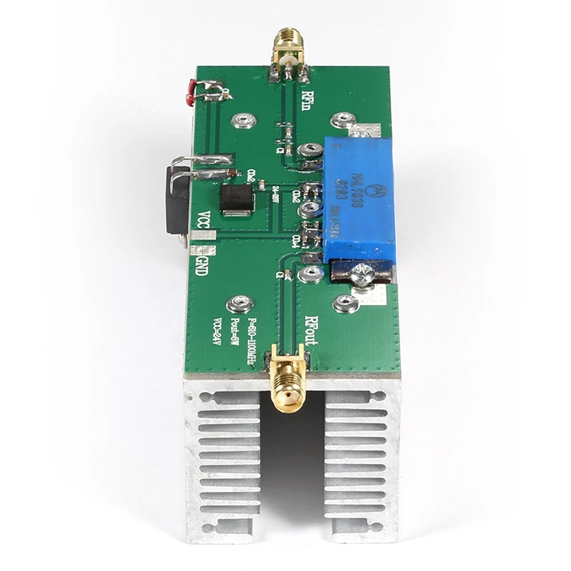 T43C-8W Microwave RF Power Amplifier Image Transmission Amplifier Module Board With Cooling Fan 600-1100Mhz Amplificatore