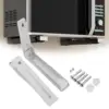 Foldable Microwave Oven Rack Kitchen Wall Mounted Extendable Microwave Oven Storage Rack Bracket (With A Pair Of Screws) 4