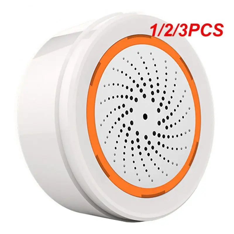 

1/2/3PCS Tuya Smart Sound Light Siren Sensor 90dB Life Siren Home Security System Tuya Gateway Hub, Used With Alexa