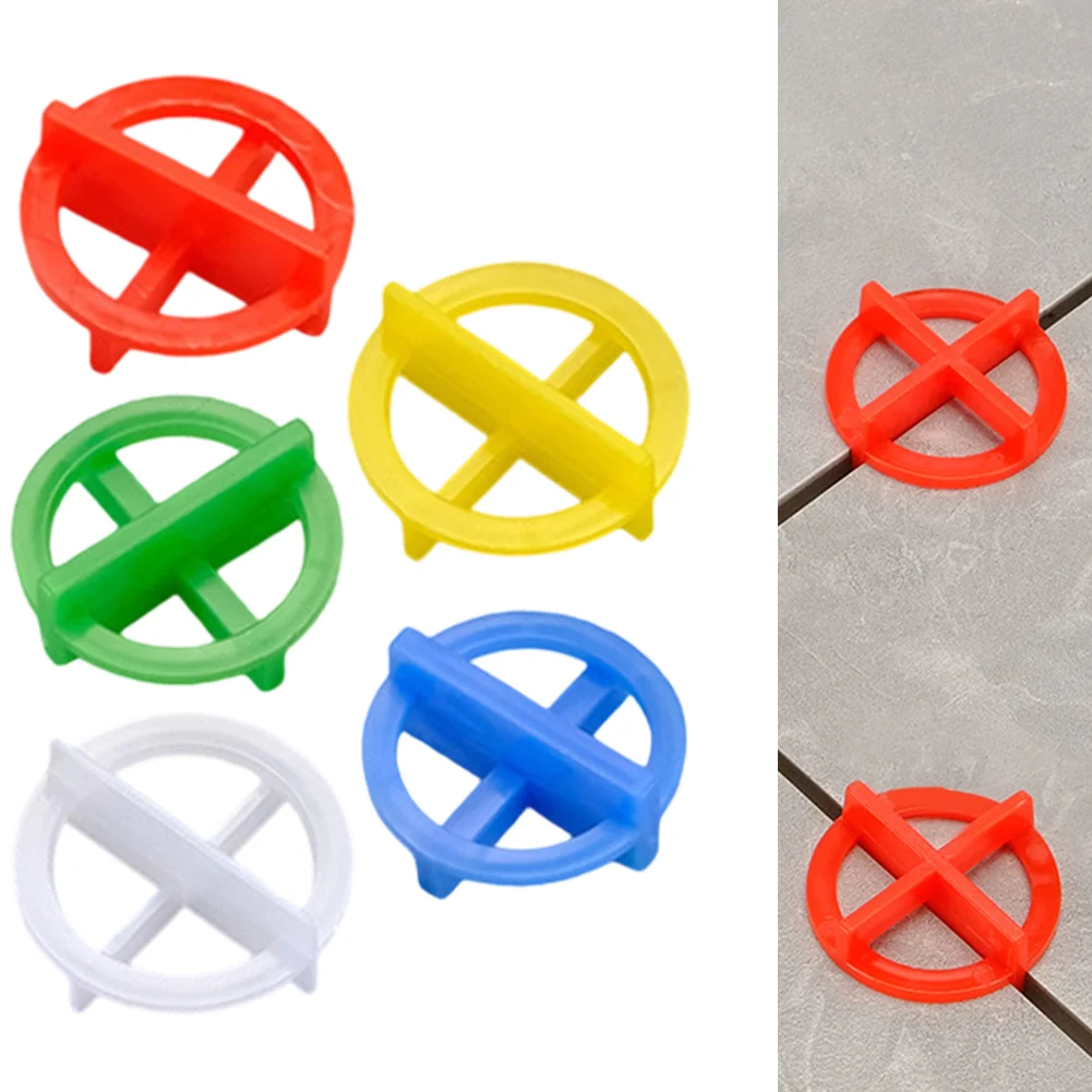 100 Stück Fliesen-Nivelliersystem-Clips, Abstandshalter, Keil für die Installation von Boden-, Wandfliesen mit Kunststoffgrößen von 1 bis 3 mm – Detail 7
