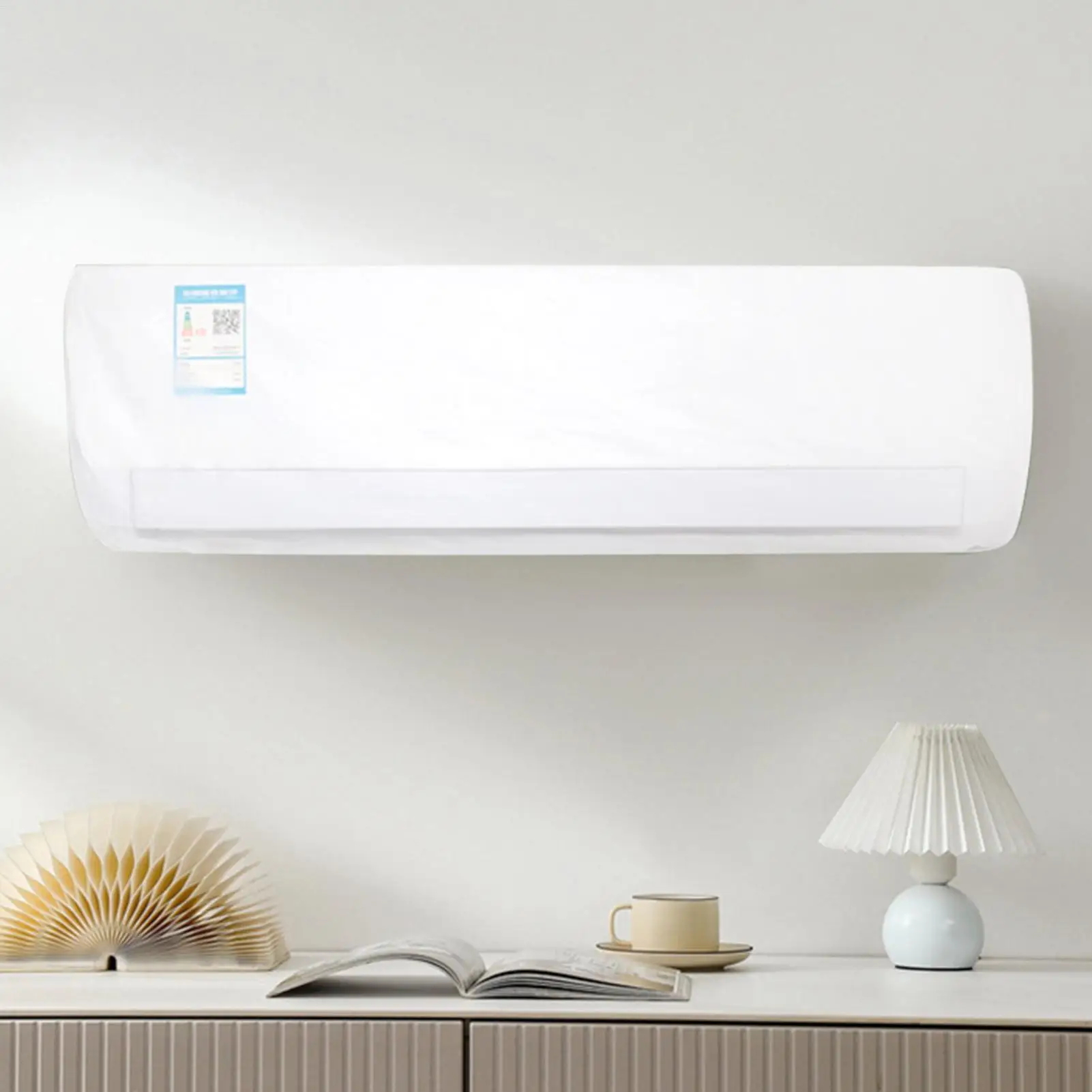 Air Conditioner Dust Cover Indoor Air Conditioner Cover All-Inclusive Wall Air Conditioner Dust Cover Protective - 4