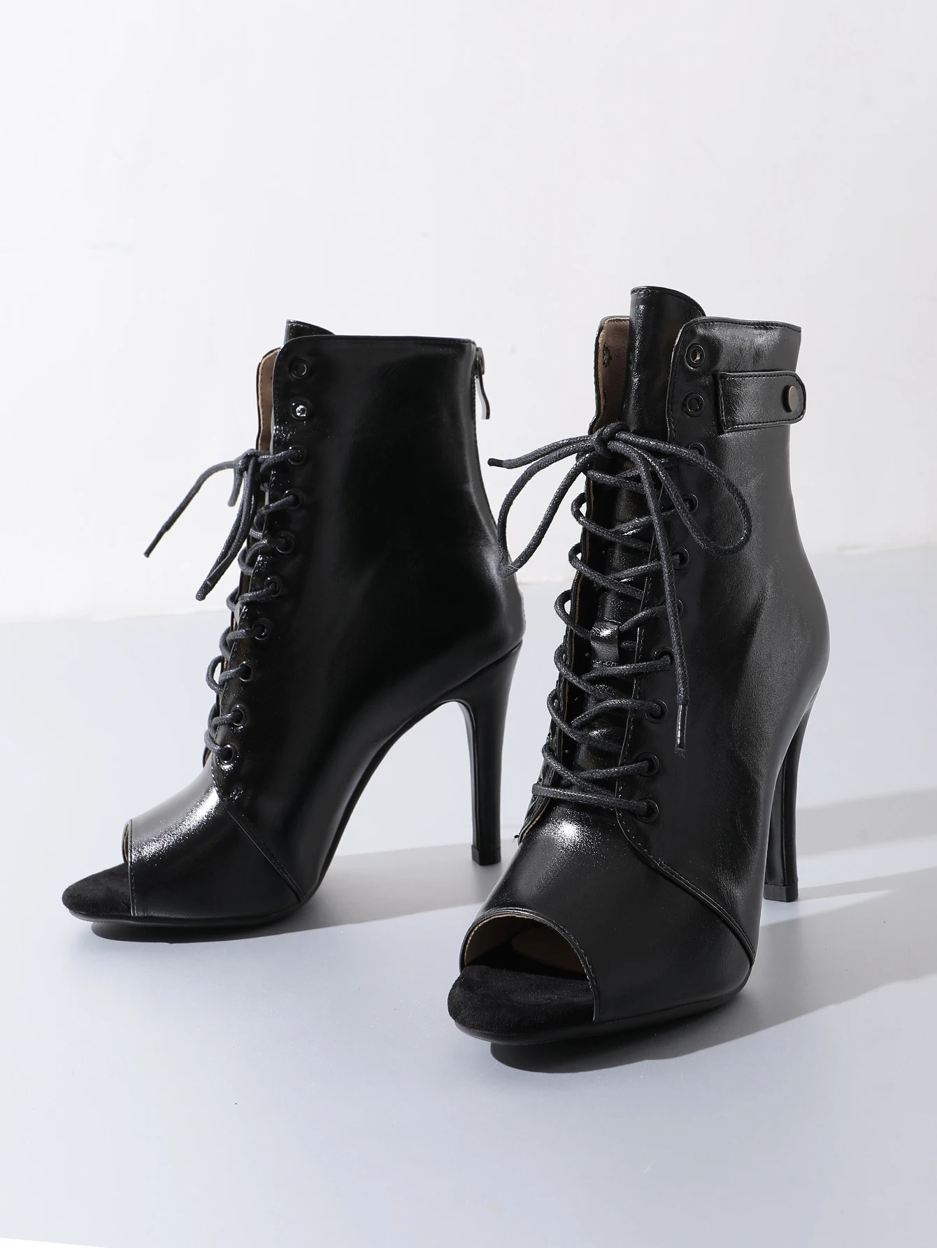 Women Thin HIgh Heels  Peep Toe Boots Stilettos Jazz Dance Women's shoes For Latin Dancing Street Sexy Stilettos Plus Size 5