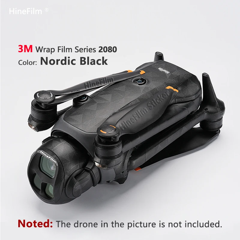 Housse de protection pour drone DJI Mini 3 Pro, vue arrière montrant les sangles ajustables pour un maintien sécurisé.