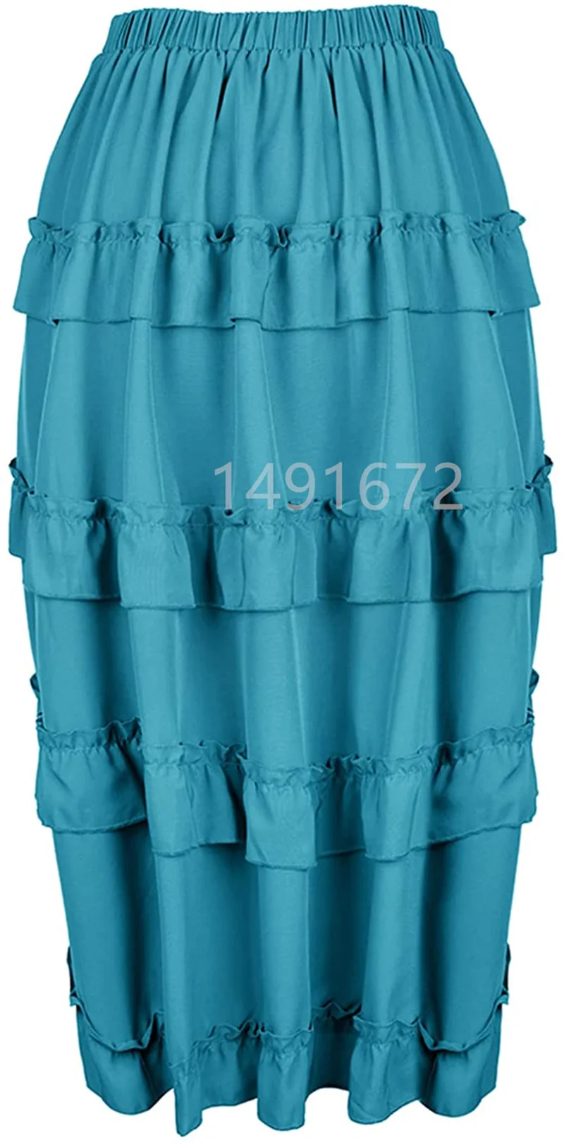 Steampunk Gothic Corset With Skirts Irregular Shirring Pleated Party Maxi Long Skirt High Low Costumes Punk Sexy Women Plus Size