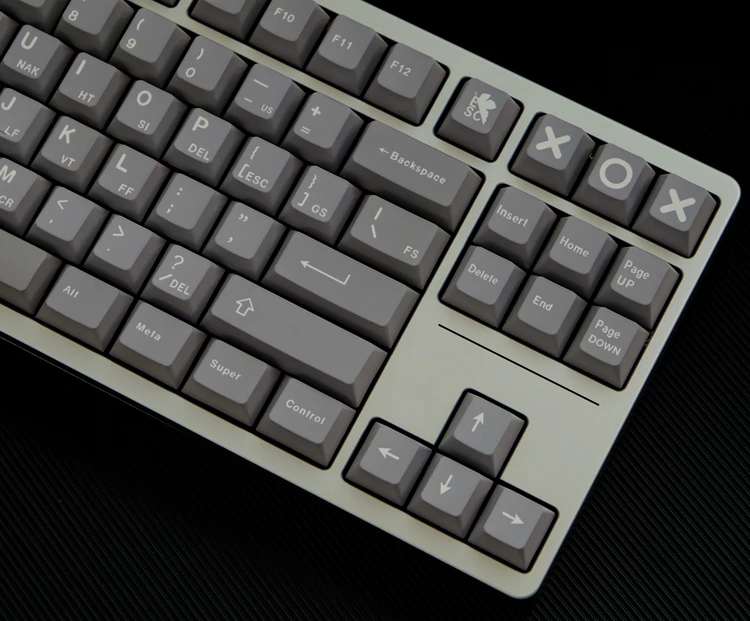 gmk ascii keycaps pbt lados corante subbed tampões para teclado mecânico cherry perfil