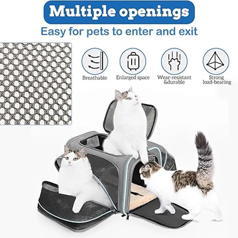 Pet Carrier Backpack Portable Breathable Foldable Cat Dog Carrier Outdoor Travel