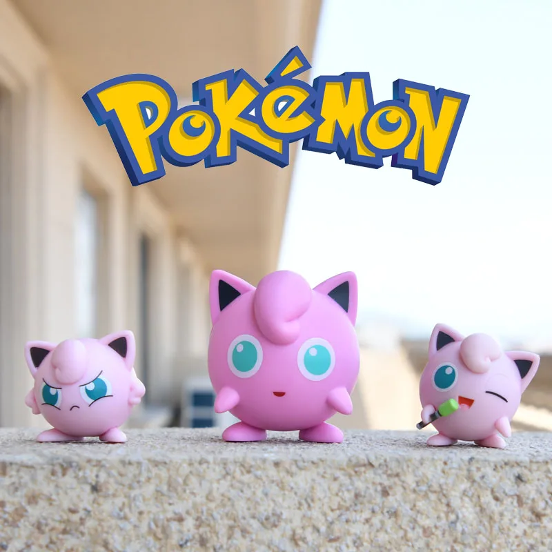 Vintage Pokemon JIGGLYPUFF Rolling Figure Assorted Rare