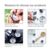 1/3/6pcs Kitchen Towel Hooks Round Adhesive Dish Towel Hook Easy Installation Wall Mount Hand Towel Hook Holders 5