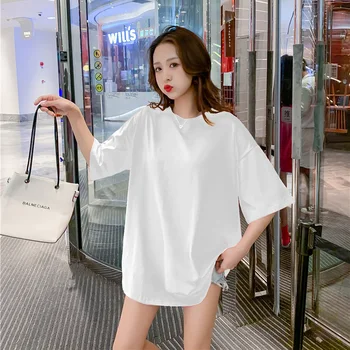 Summer Postpartum Woman Nursing Clothes Long Loose Cotton T-Shirt Plus Size Maternity Breastfeeding Customized Top Zip Lactation