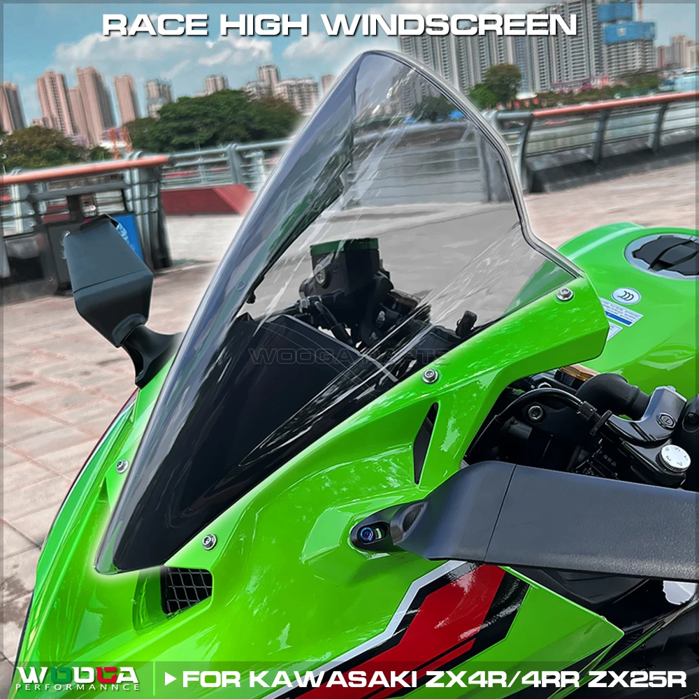 ZX-4R ZX-25R Race High Windscreen For Kawasaki ZX4R ZX4RR ZX25R