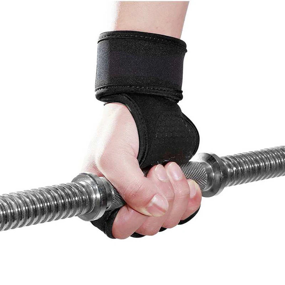 Weightlifting Men/Women Half Finger Gloves Gym Workout Training Bodybuilding Gloves Dumbbell Fitness Half Finger Hand Protector 4