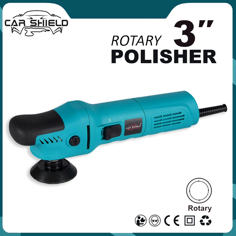 

Car Shield 600W 3 Inch Mini Polisher Rotary Car Polisher for Car Detailing with 11 Speed Selection 1000-3500 RPM