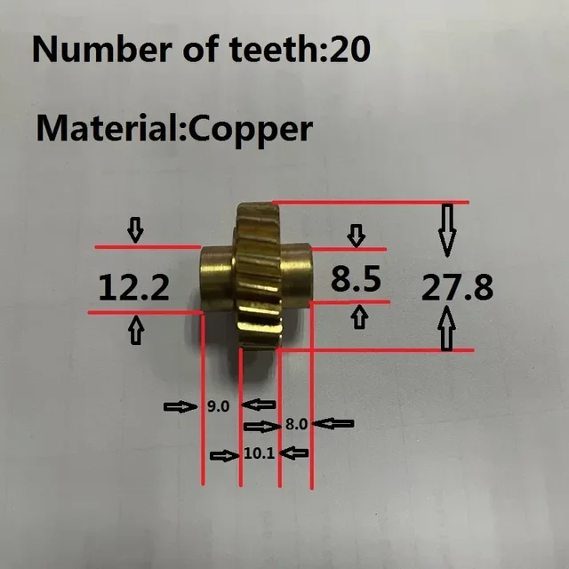 Kit De Engranajes Ajustables De 30 Mm Para Motor Swift G13b | Envío Gratis