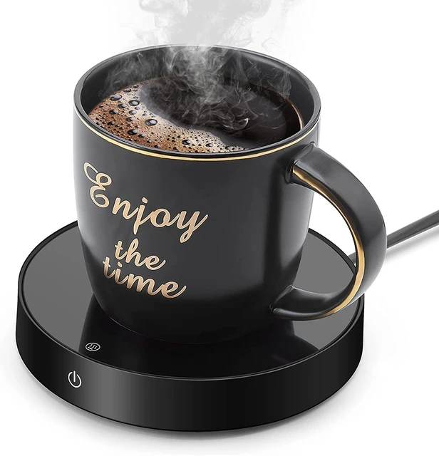 Coffee Mug Warmer and Wireless Charger 2 In 1 Coffee Warmer for Desk with  Auto Off 3 Temperature Setting Ceramic Mug Included - AliExpress