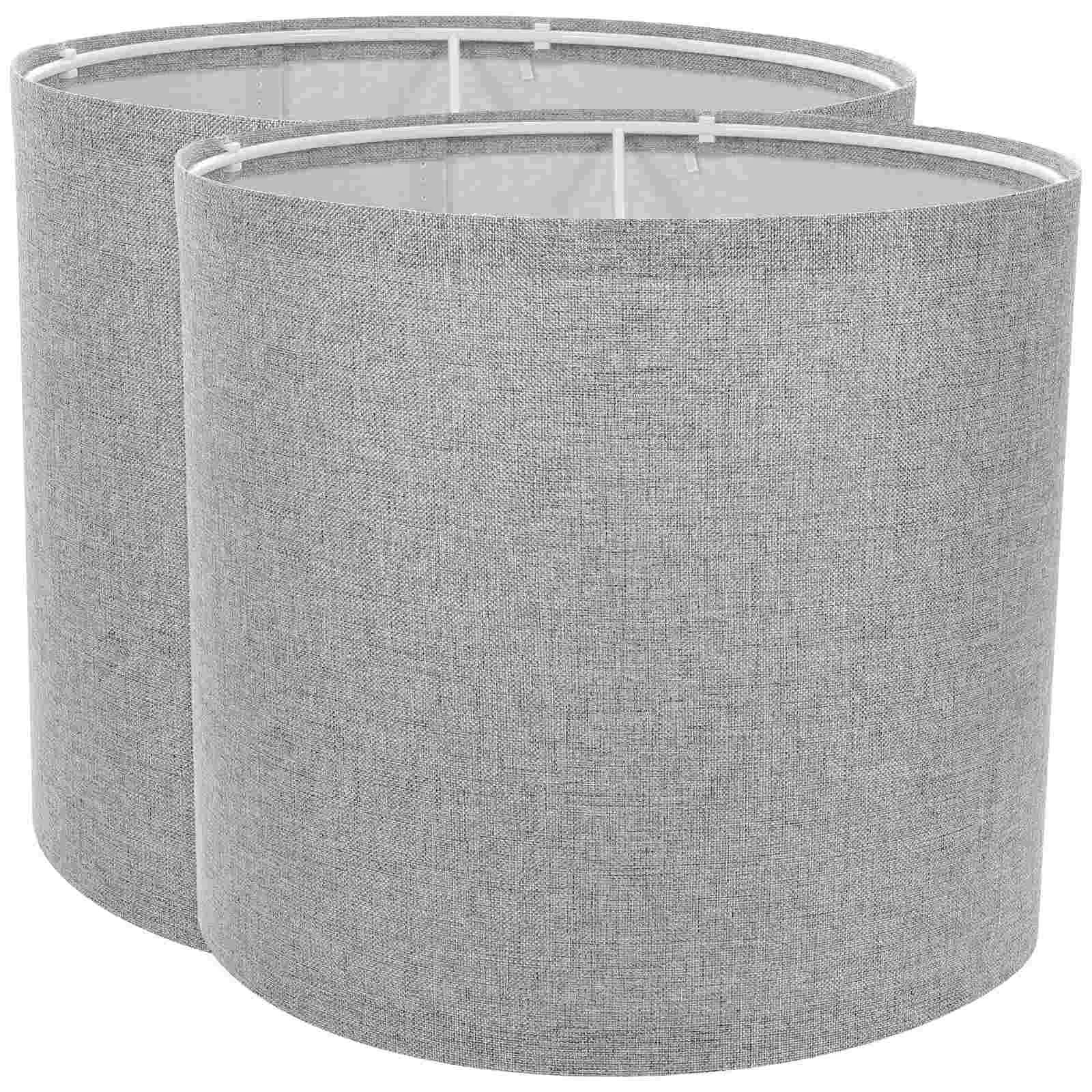 

2 Pcs Linen Fabric Detachable Lampshade Branches Replacement Lampshades Floor for