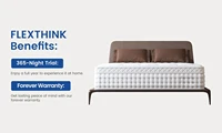 12-Inch Queen Memory Foam Hybrid Mattress, Extra Plush Euro Top, Deep Sleep, Lumbar Support, Fiberglass-Free, No Odor. 2