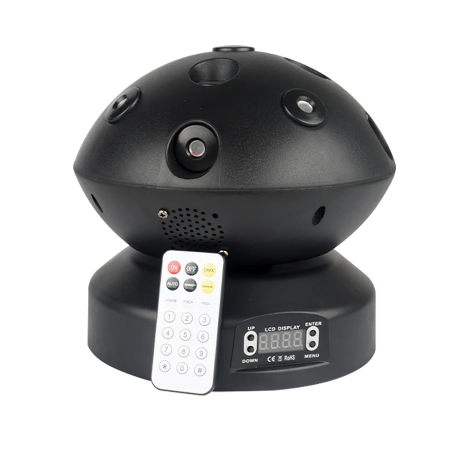 DMX Controller Rotating Bar Star Laser light Full Star Laser Stage Lighting 80W