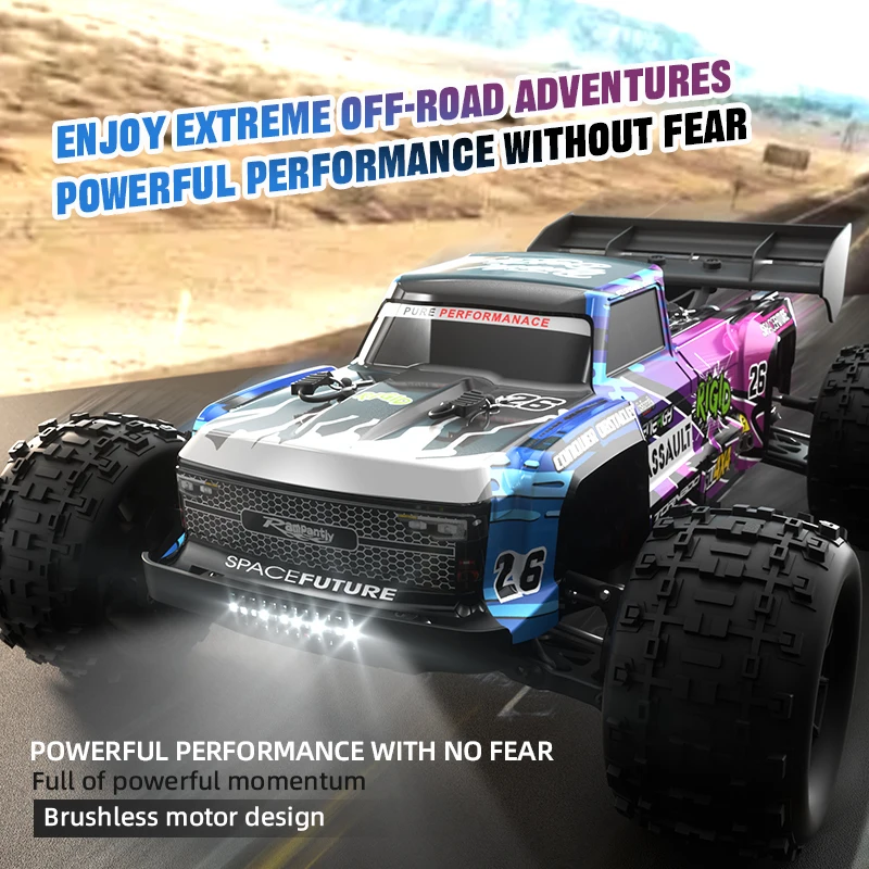 JJRC C8803 C8805 50,60,70KM/H 4WD RC Car With Light Brushless Motor Cars Remote Controlled High Speed Drift Monster Truck Toy 3