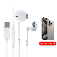 Type C Wired Earphones For Apple iPhone 15 Pro Max In-Ear With Mic For Sumsung Onepuls Xiaomi Redmi Huawei USB C Music Earpbuds 1