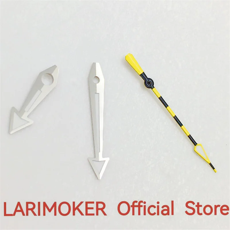 LARIMOKER 8mm * 13mm * 13,5mm Silber Uhr Zeiger Mit Grün Leucht Fit Für NH35 Automatische Bewegung uhr Zubehör Uhr Teil – Detail 9
