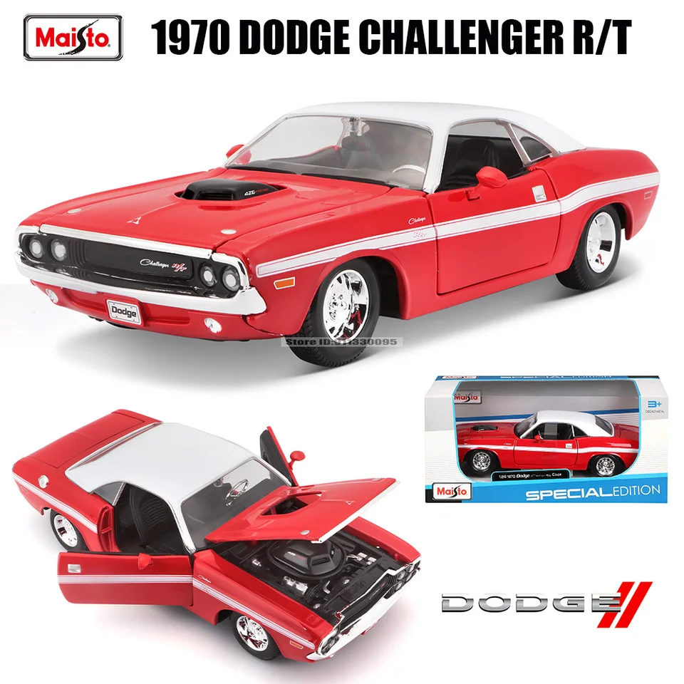 1970 Dodge Challenger R/T 1/24絶版品 Maisto 1:24 Scale 1970 Dodge Challenger R/T Coupe - Walmart.com