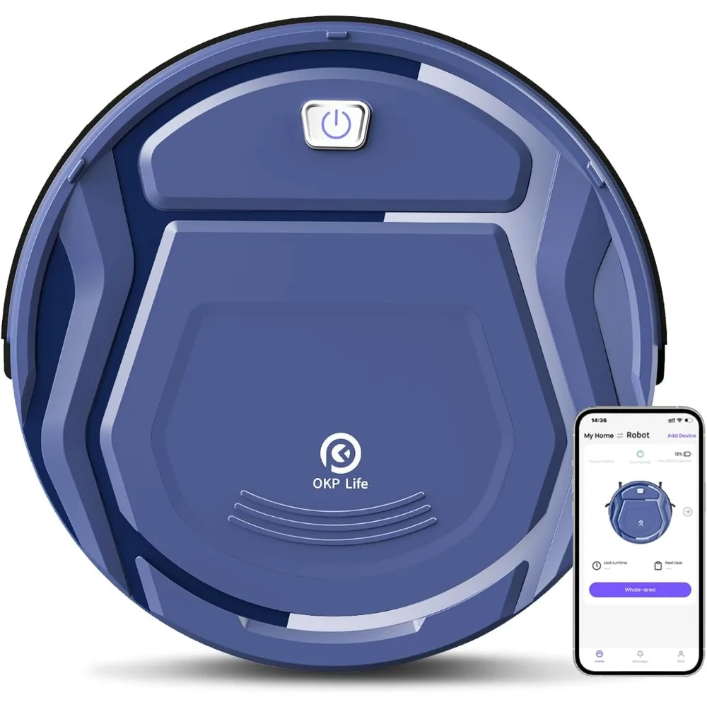 

Пылесос, без спутывания, 2200 па, тонкий, с низким уровнем шума, управление через приложение, 120 минут работы, автоматический самозаряжающийся Роботизированный пылесос