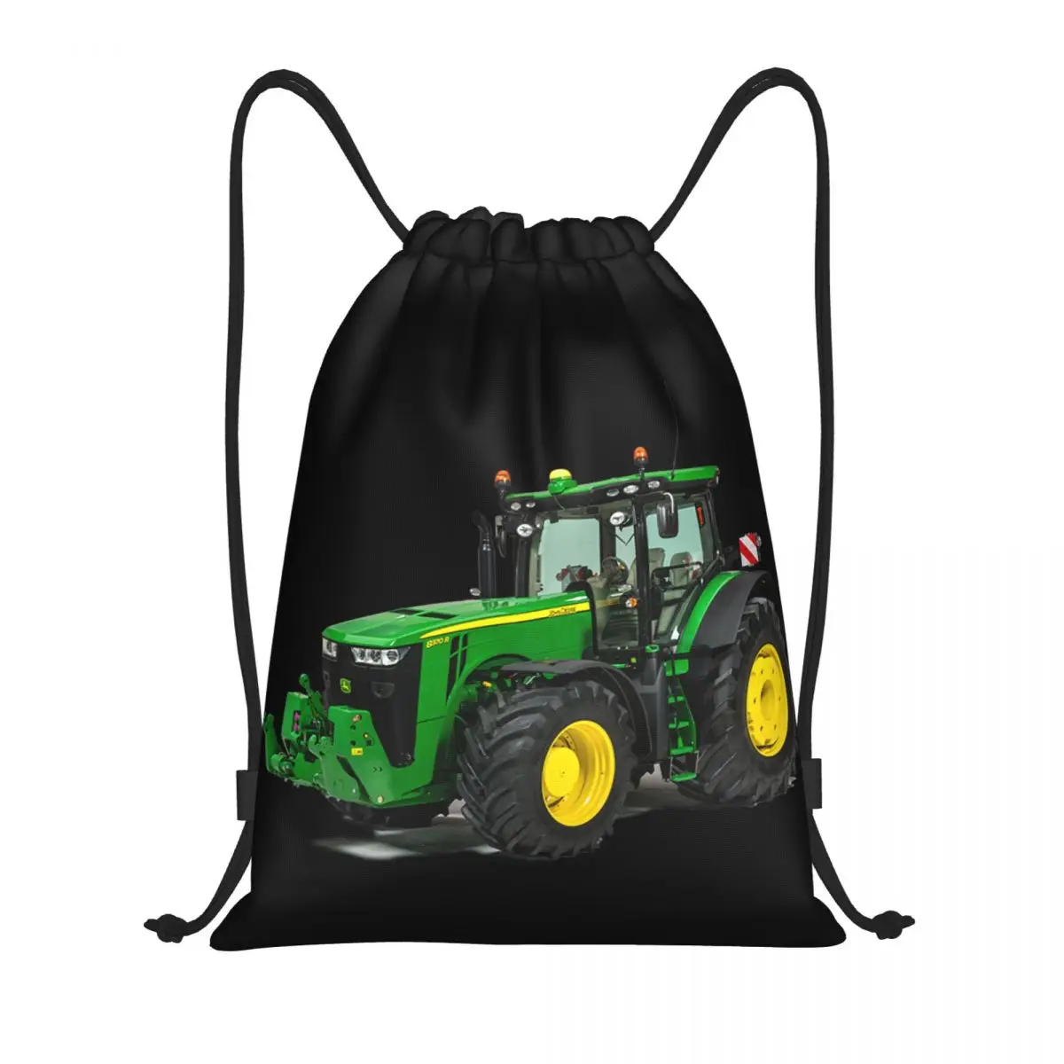 

Custom Tractor Drawstring Bag for Training Yoga Backpacks Men Women Sports Gym Sackpack