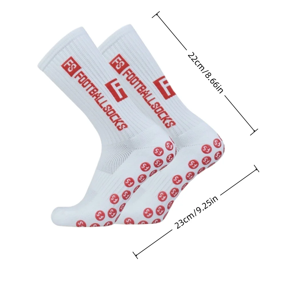 Non-Slip Grip Athletic Socks - Multi-Sport Performance for Men & Women