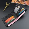 Short Men Wallets Clutch Slim Card Holder Zipper Coin Pocket Mens Print Wallet New Fashion Brand Photo Holder Small Male Purses 5