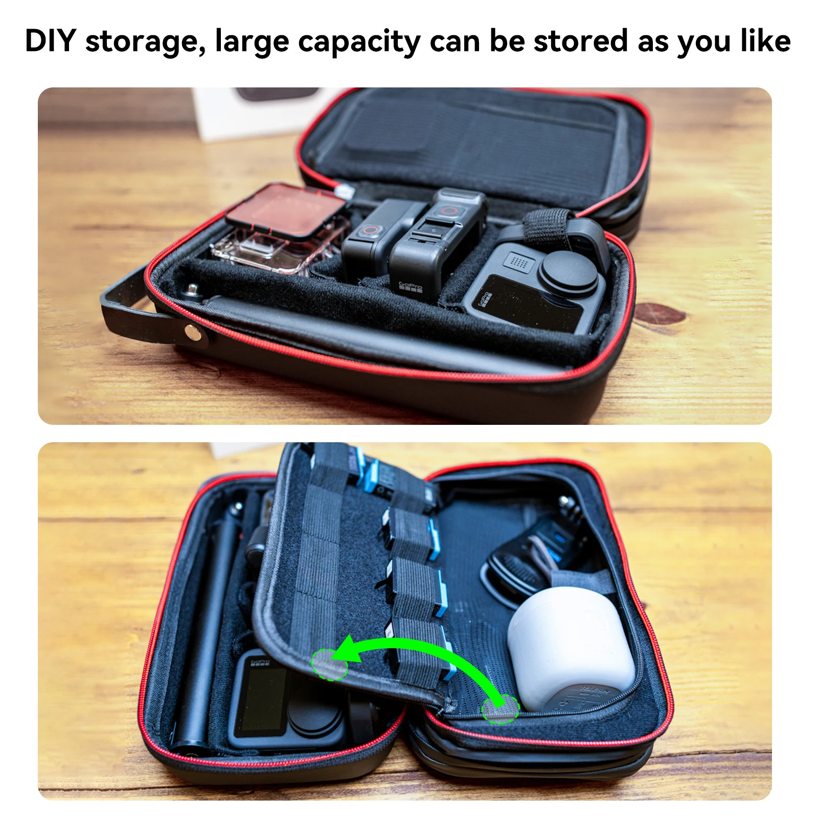 Sac de rangement Portable sac de voyage étanche espace réglable pour GoPro  Hero 10 9 8