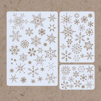 Christmas Snowflake Stencil Set 1