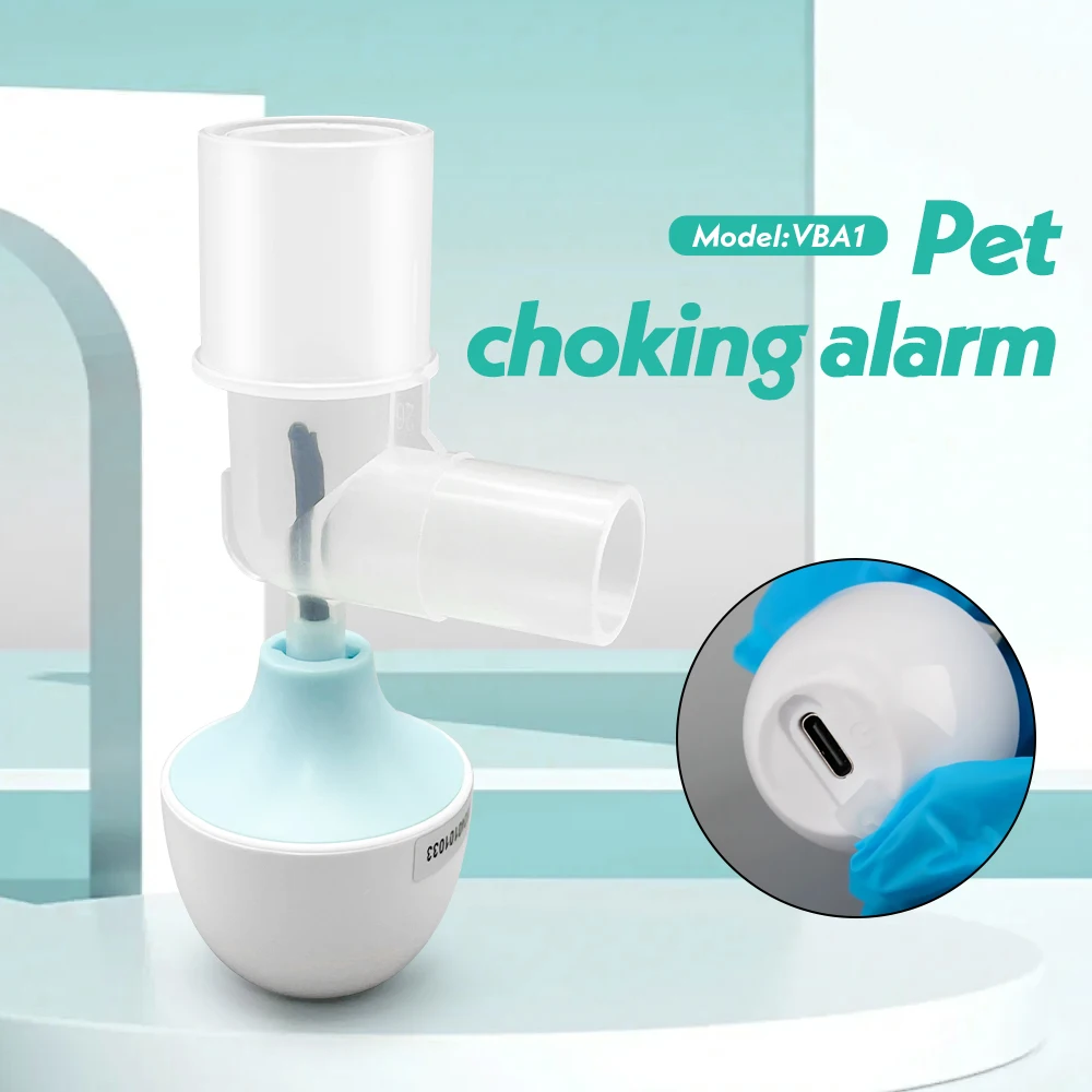 Animal Apnea Sensor Monitor Compact Veterinary Respiratory Alarm for Pet Anesthe